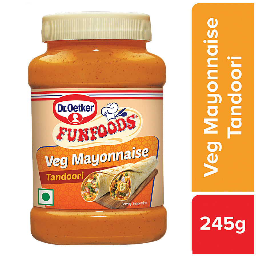 Dr. Oetker Funfoods Veg Mayonnaise Tandoori, 245 G