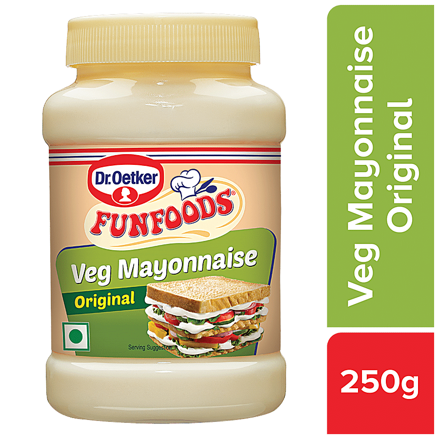 Dr. Oetker Funfoods Veg Mayonnaise Original, 250 G