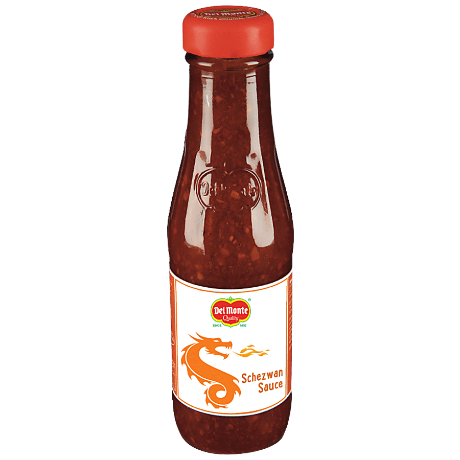Del Monte Schezwan Sauce, 190 G Bottle