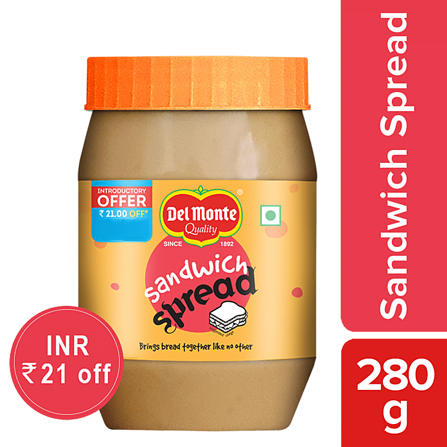 Del Monte Sandwich Spread, Mayo, 280 G Plastic Bottle
