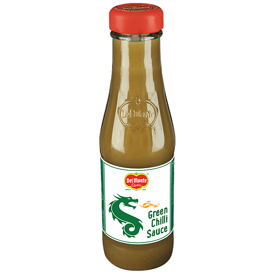 Del Monte Green Chili Sauce, 190 G Bottle