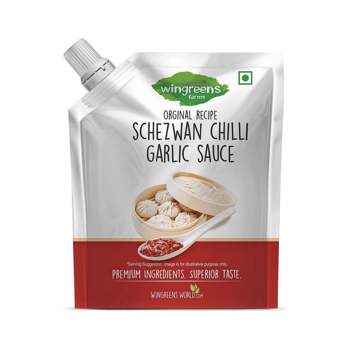 Wingreens Farms Schezwan Chilli Garlic Sauce, 200Gm
