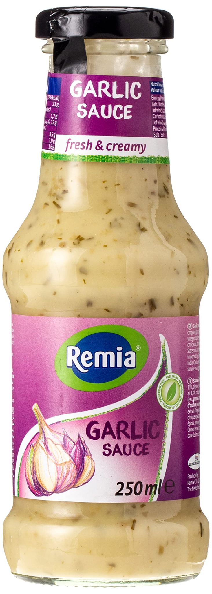 Remia Garlic Sauce, 8.45 Fl Oz, 250 Ml