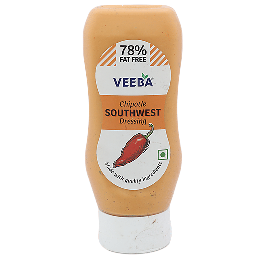 Veeba Chipotle Southwest Dressing, 300 G Bottle