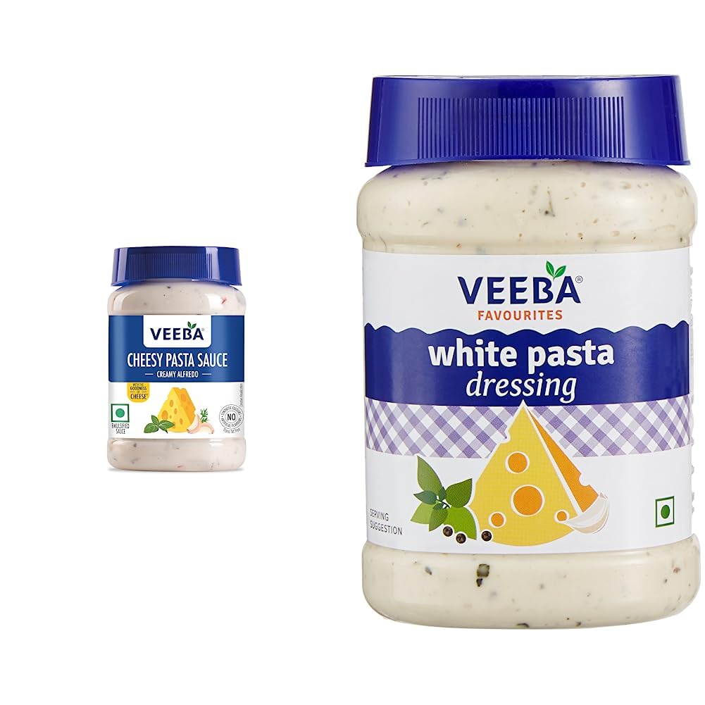Veeba White Pasta Dressing, 250G, Pack Of 2