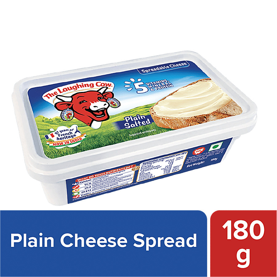 The Laughing Cow Cheese Spread, Plain, 180 G