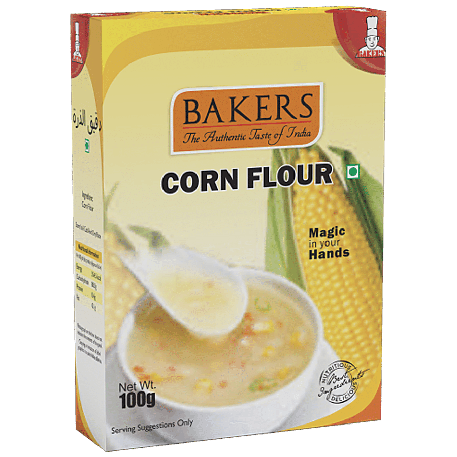 Bakers Corn Flour, Nutritious & Delicious, 100 G