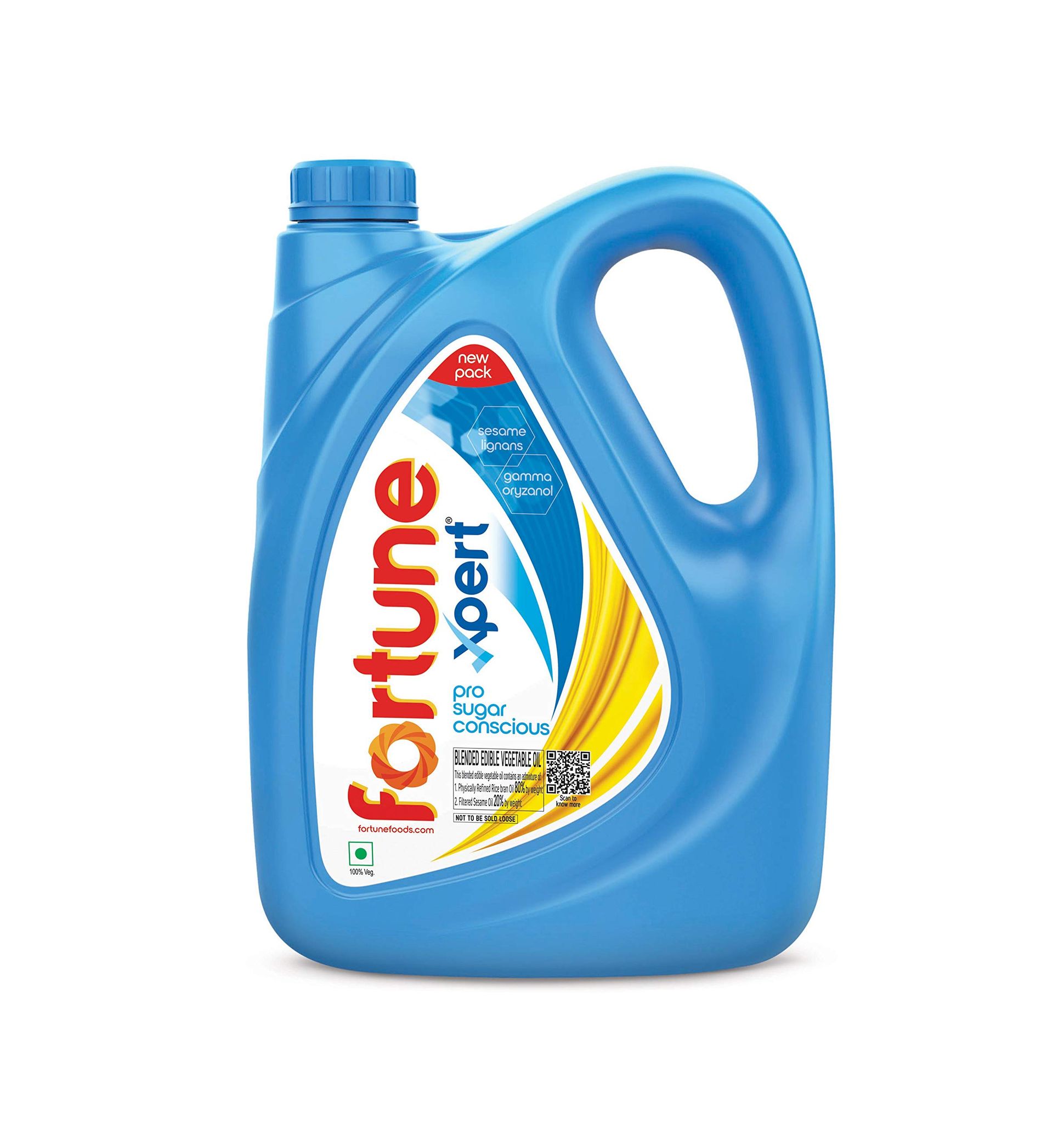 Fortune Xpert Pro Sugar Conscious Edible Oil, Jar, 5 L