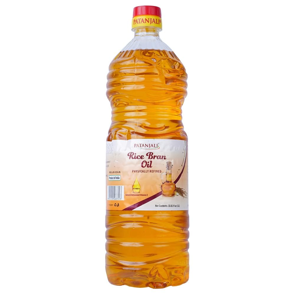 Patanjali Fortified Rice Bran Oil, 1 L