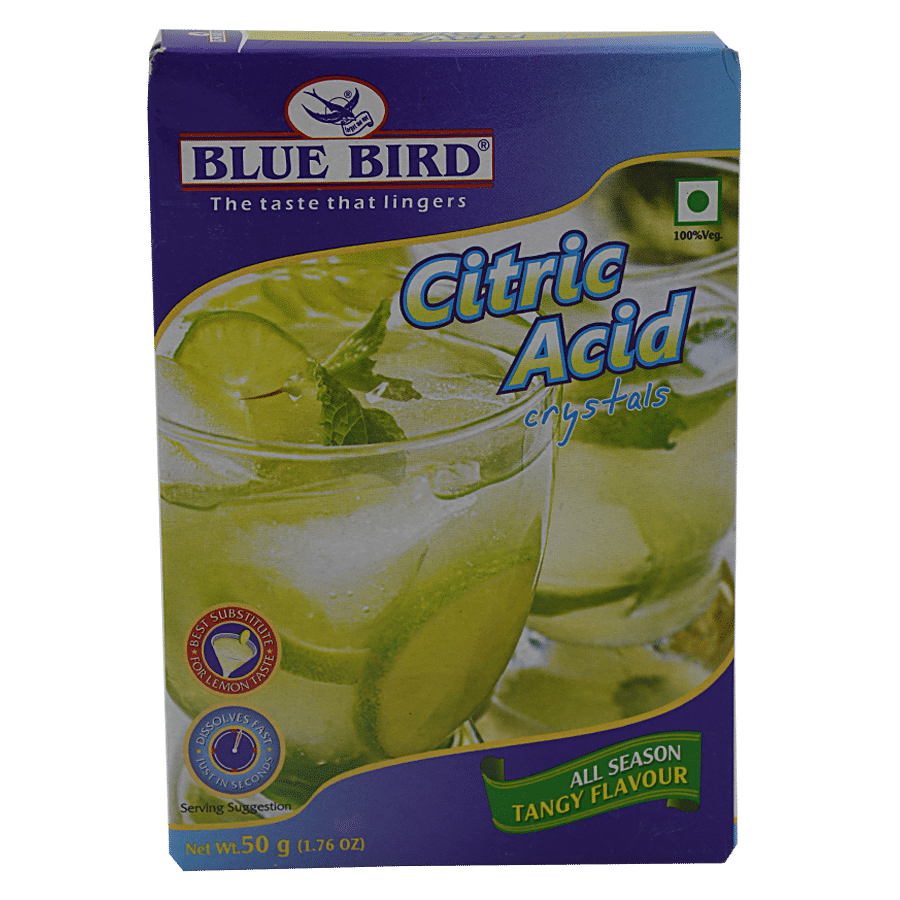 Blue Bird Citric Acid, 50 G Box