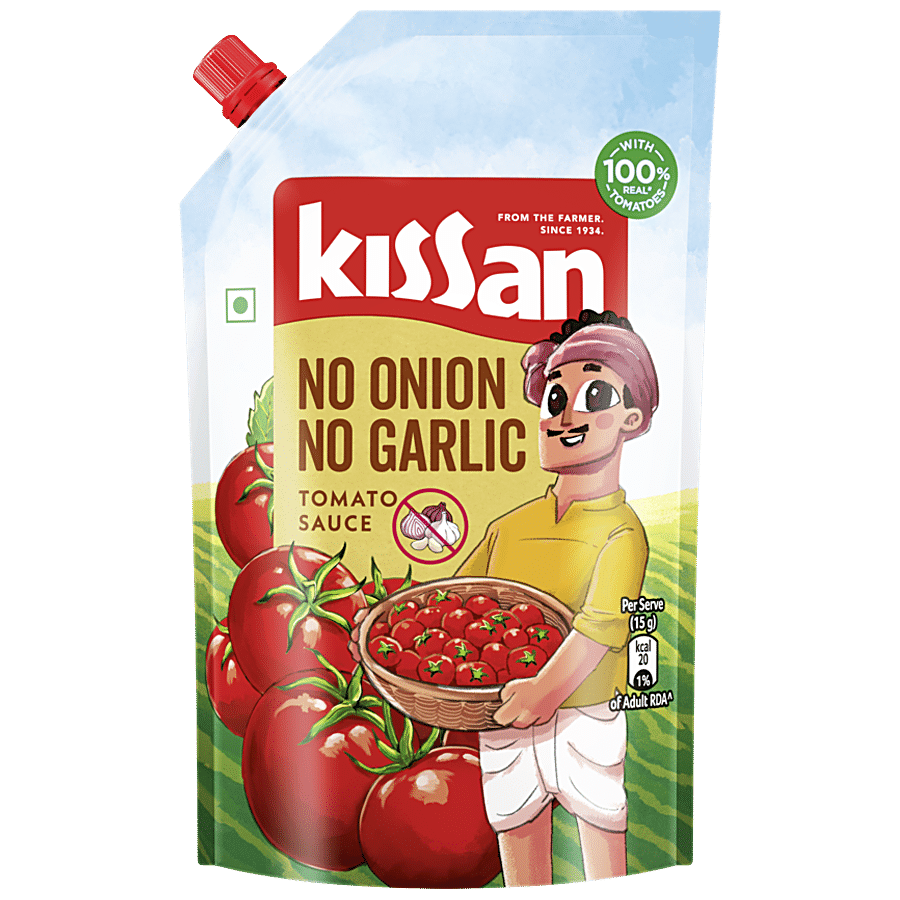 Kissan No Onion & Garlic Sauce, 500G