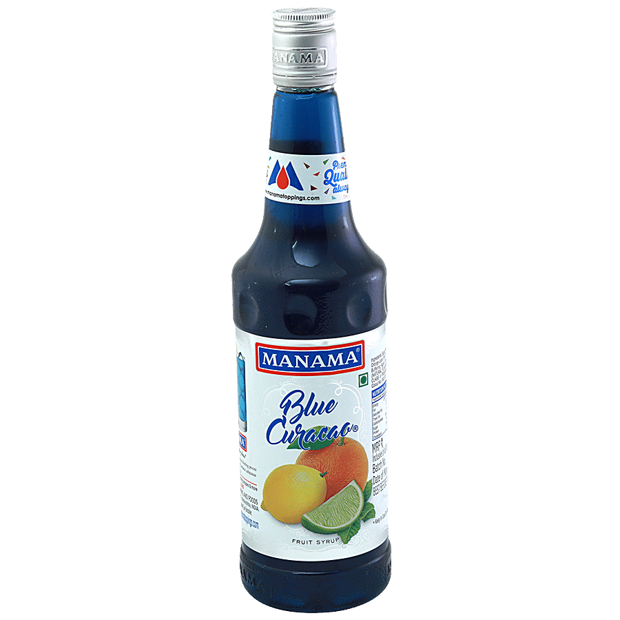 Manama Blue Curacao Fruit Syrup, 750 Ml