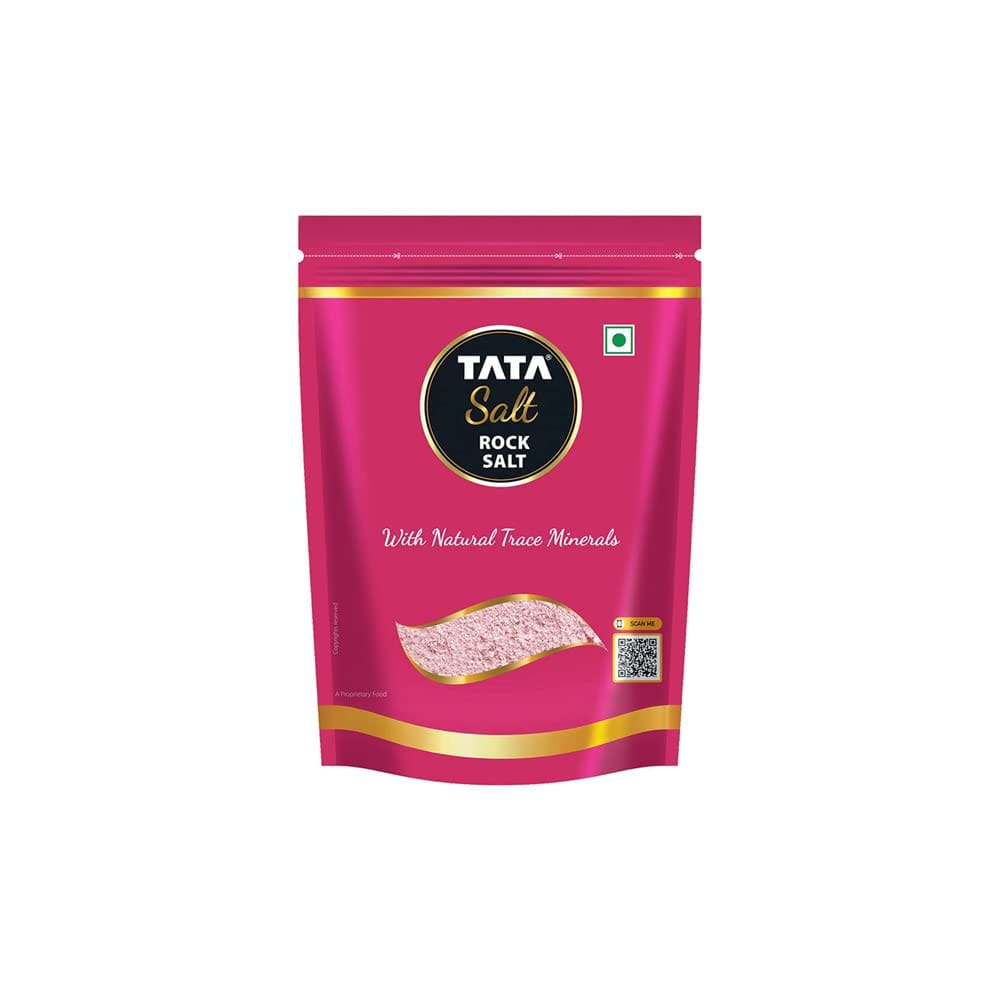 Tata Salt Rock Salt, Premium Sendha Namak, With Natural Trace Minerals, 200G Pouch