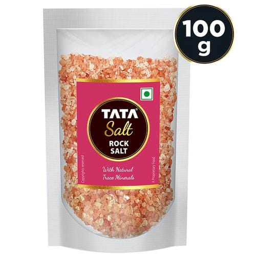 Tata Salt Rock Salt/Uppu, Pink, 100 G Pouch