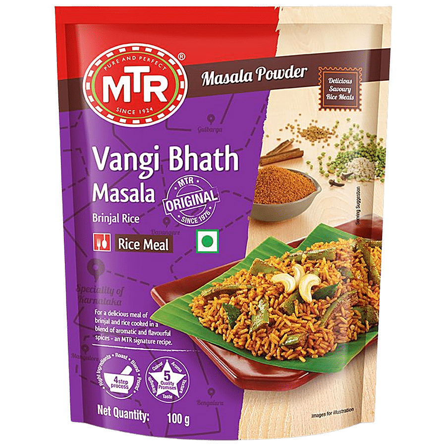 Mtr Masala, Vangibath Powder, 100 G Pouch