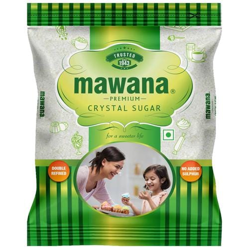 Mawana Sugar/Sakkare, Premium Crystal, 5 Kg Pouch