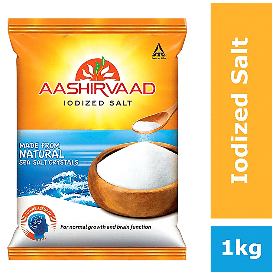 Aashirvaad Salt, With 4, Step Advantage, 1Kg
