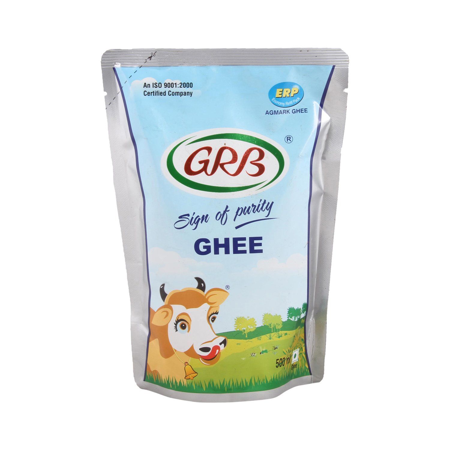 Grb Ghee Pouch, 500Ml