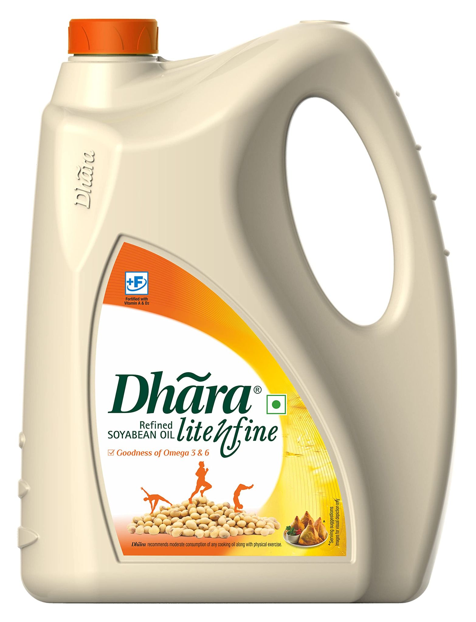 Dhara Soyabean Oil Jar, 5L Jar