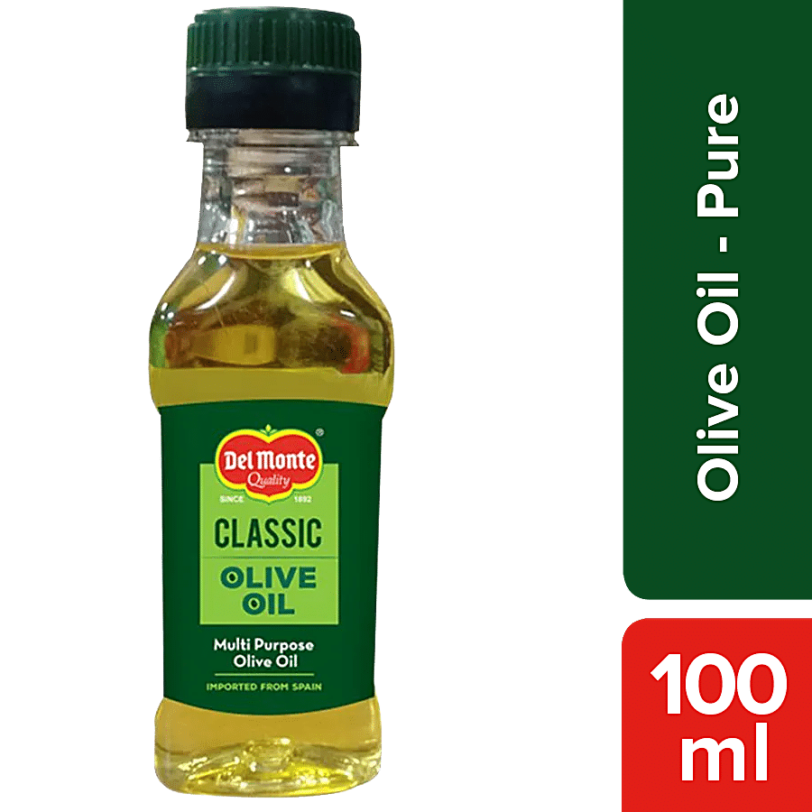 Del Monte Classic Multipurpose Olive Oil, 100 Ml Plastic Bottle