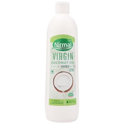 Klf Coconut Oil, Nirmal Cold Press Virgin, 500 Ml Bottle