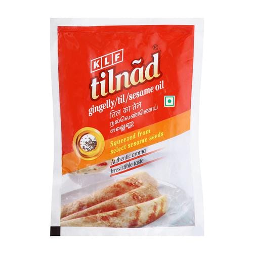 Klf Gingelly Oil, Tilnad 100% Pure, 500 Ml Pouch