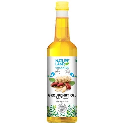 Natureland Organics Nature Land Groundnut Oil, 1 L
