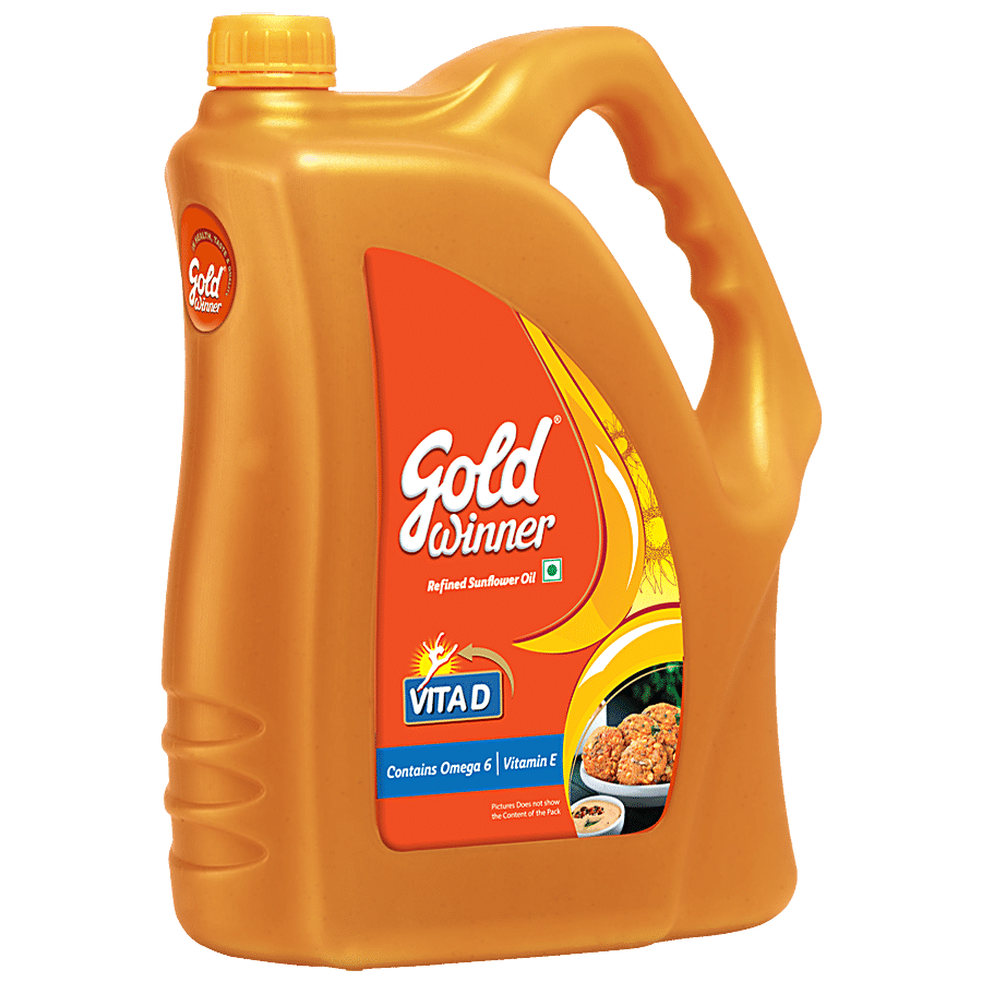 Gold Winner Refined Sunflower, Oil, 5 L Can