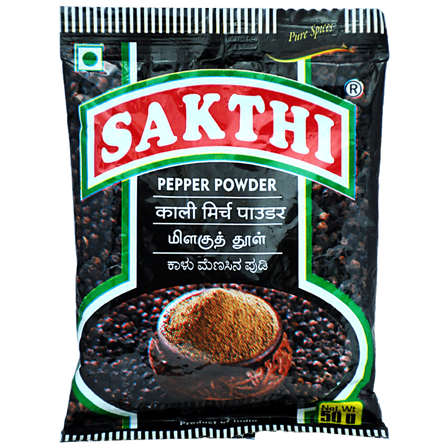 Sakthi Pepper Powder, 50 G Pouch