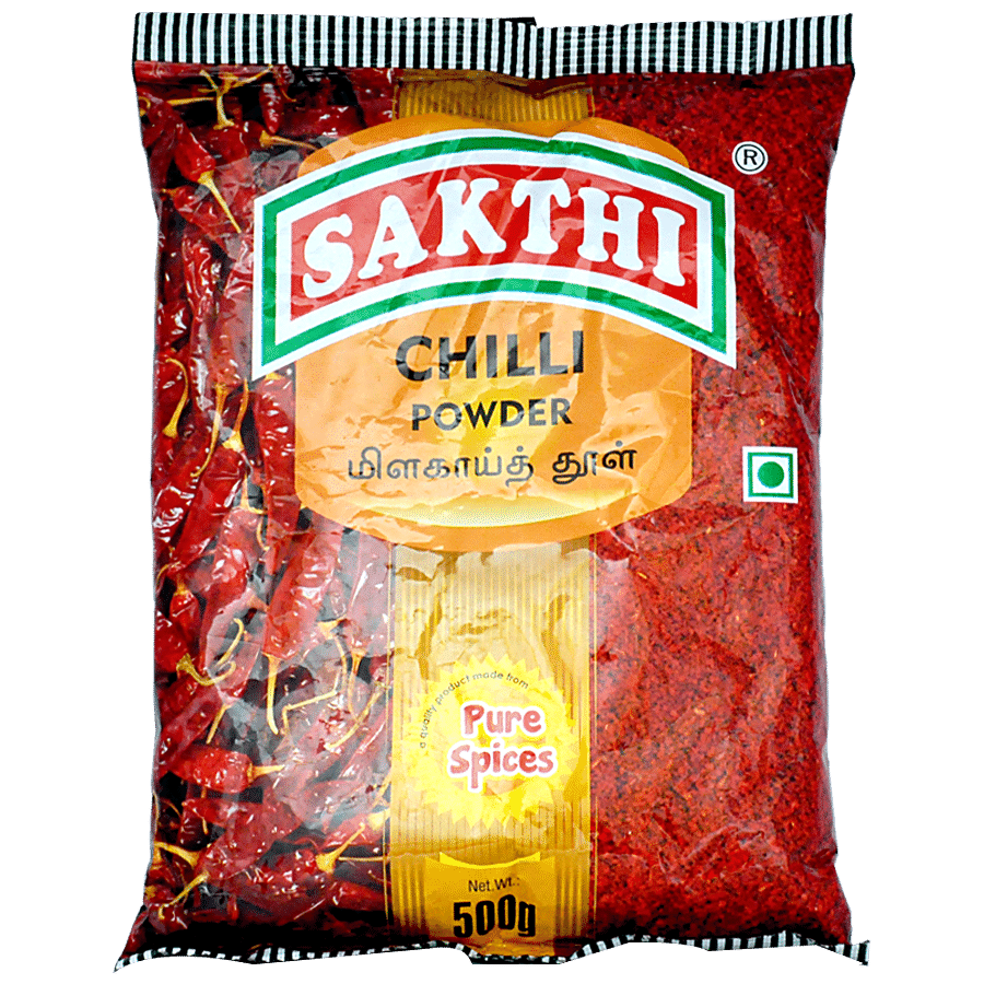 Sakthi Chilli Powder, 500 G Pouch