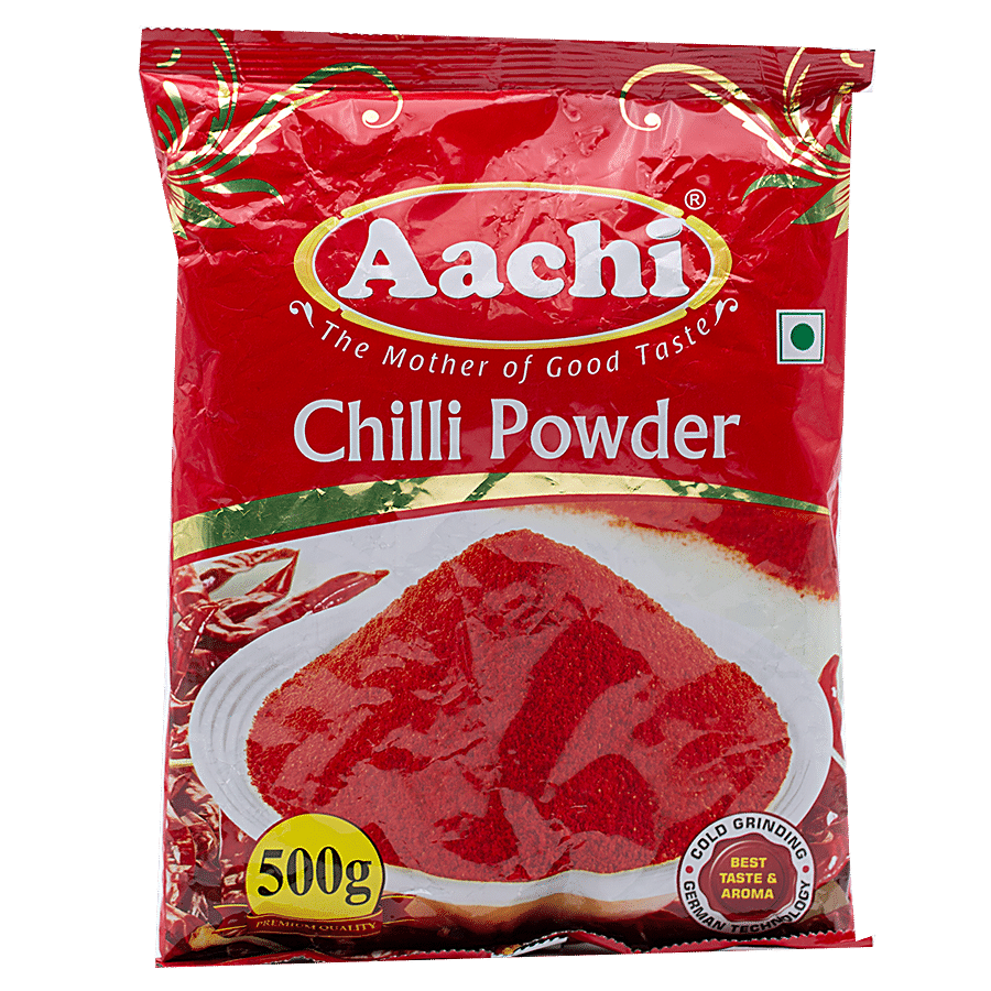 Aachi Powder, Pure Chilli, 500 G Pouch