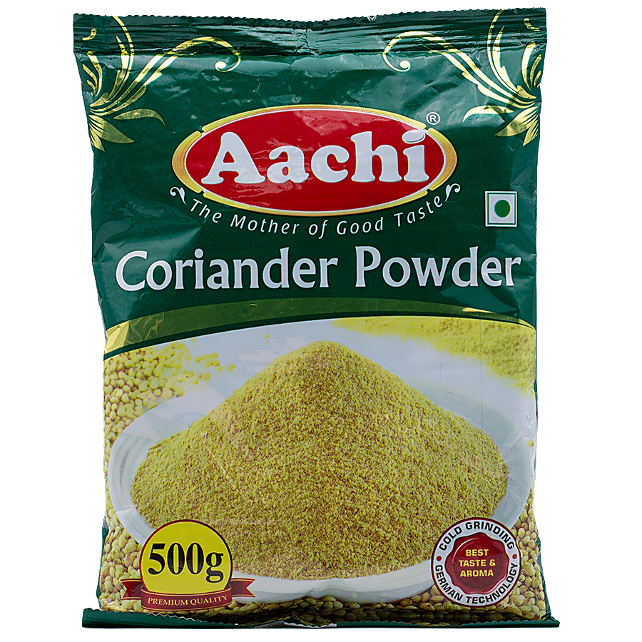 Aachi Powder, Coriander, 500 G Pouch