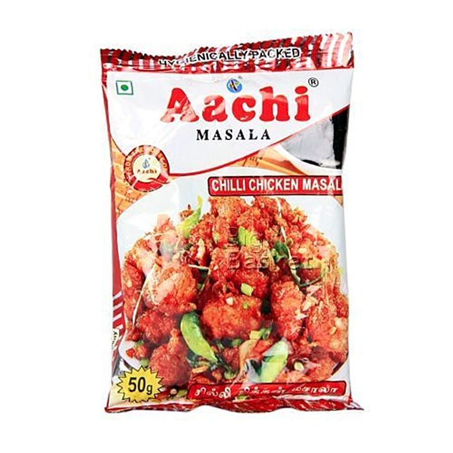 Aachi Masala, Chilli Chicken, 50 G Pouch