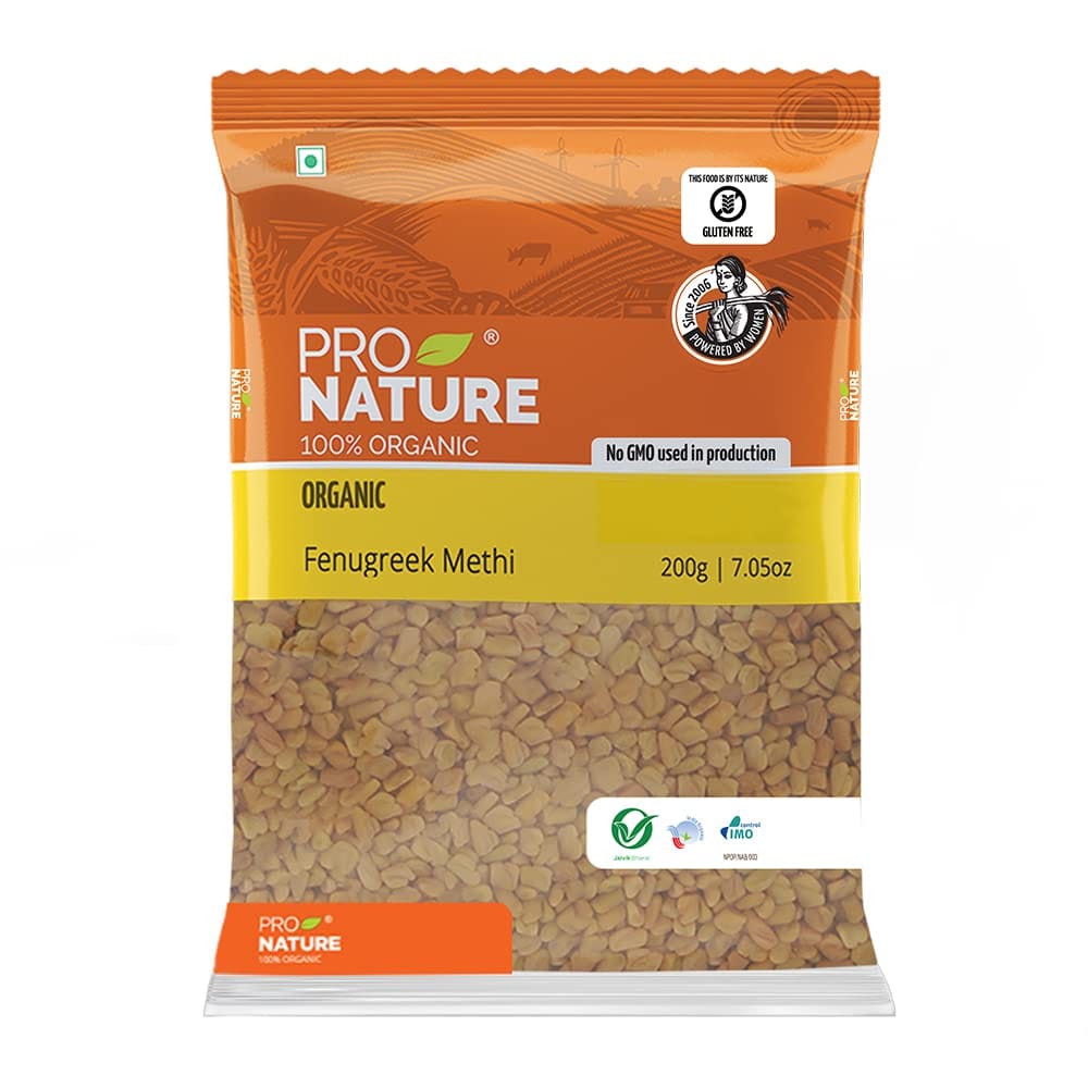 Pro Nature Organic Fenugreek Methi, 200G
