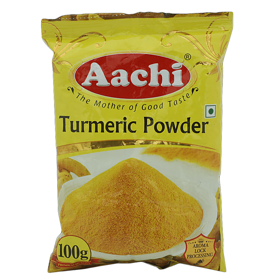Aachi Turmeric Powder/Arisina Pudi, 100 G Pouch