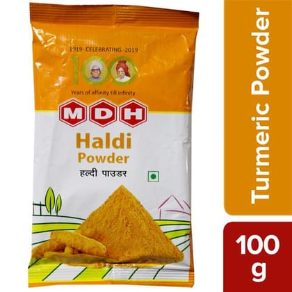 Mdh Powder, Haldi, 100 G Poly Pack