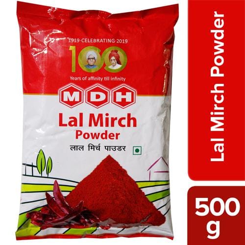 Mdh Powder, Lal Mirch, 500 G Pouch