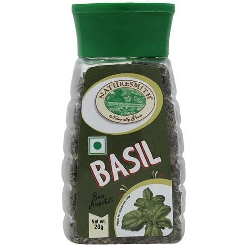 Naturesmith Basil, Adds More Flavour & Taste, 20 G Jar