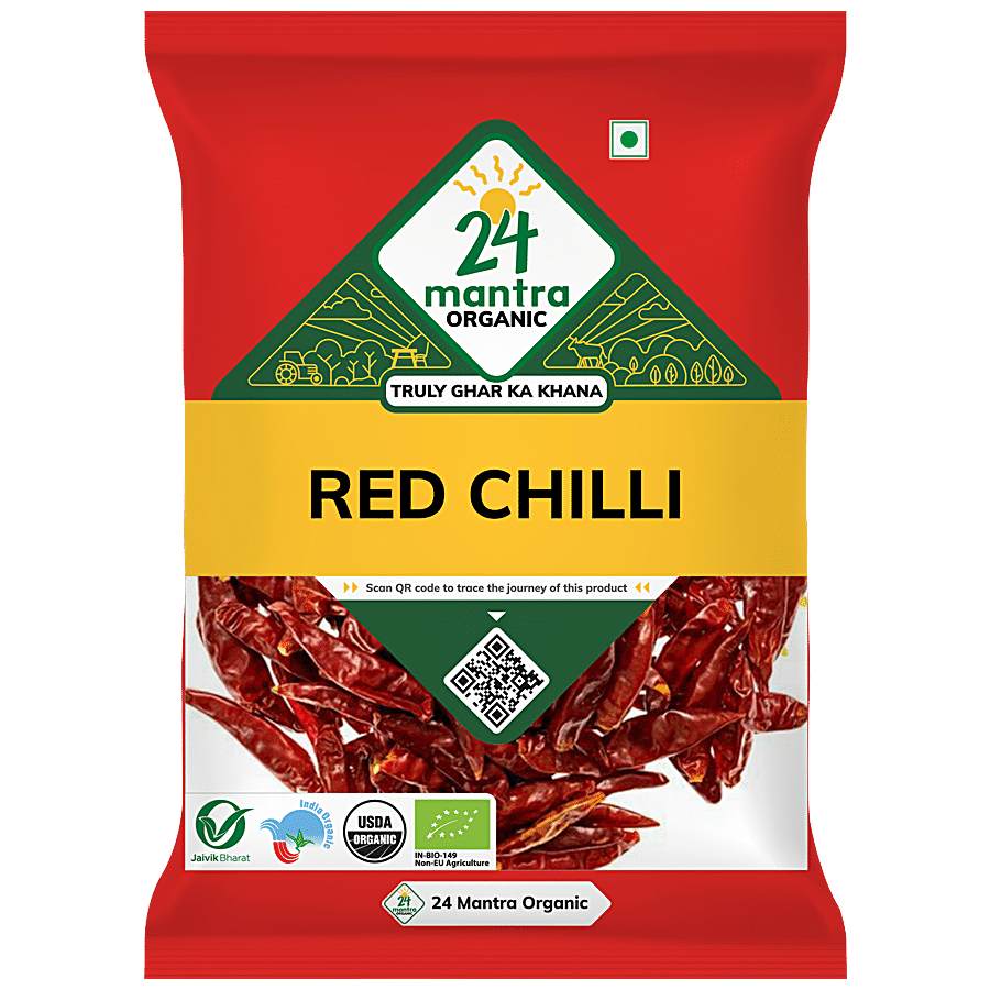 24 Mantra Organic Red Chilly 100G