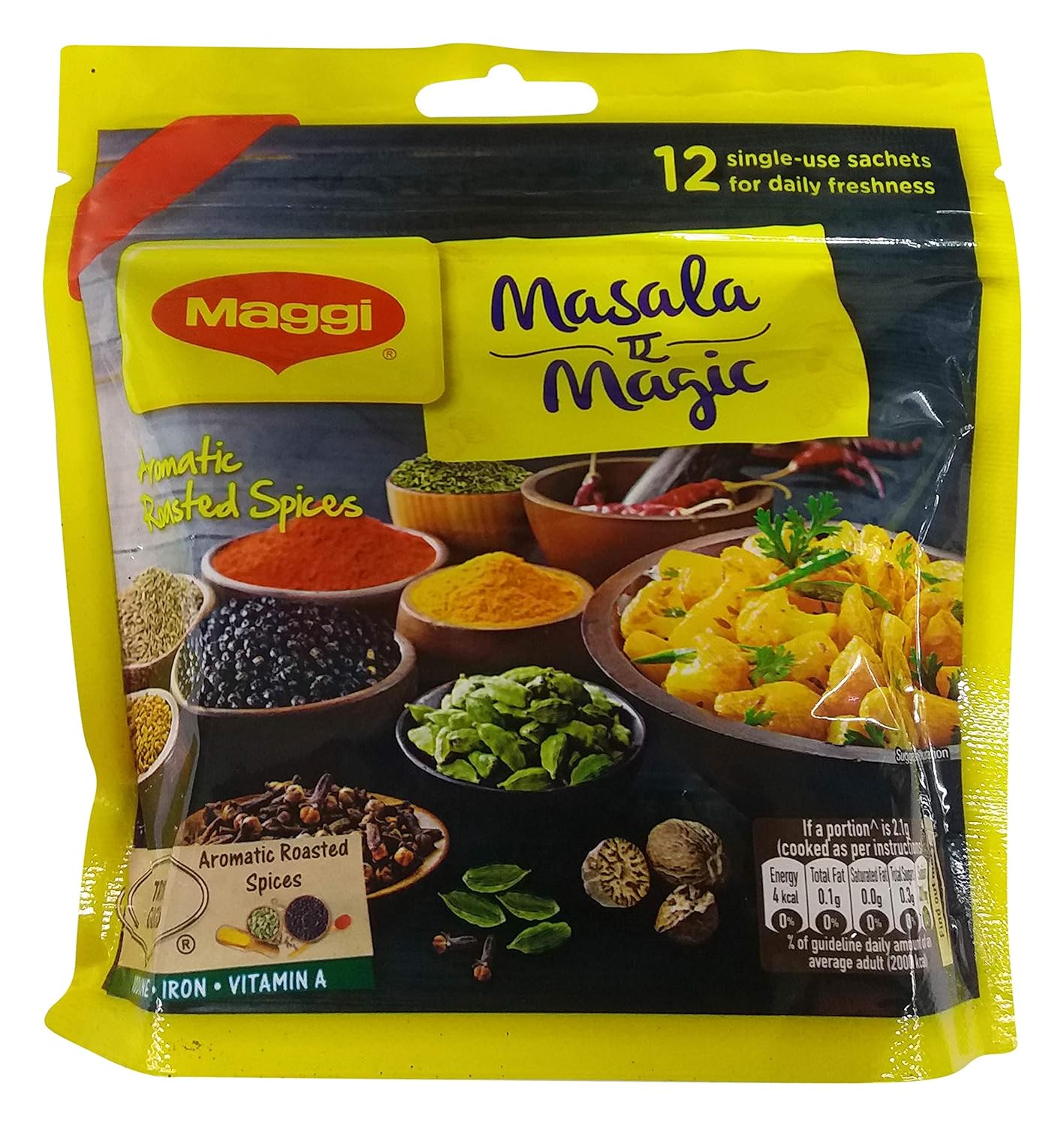 Maggi Aromatic Roasted Spices, Masala Ae Magic, 78G Pouch