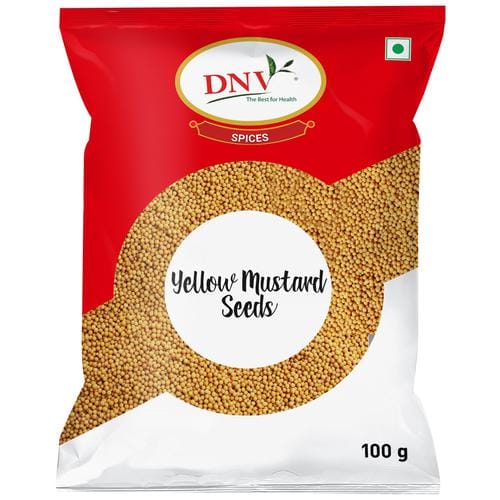 Dnv Yellow Mustard Seeds, 100 G Pouch