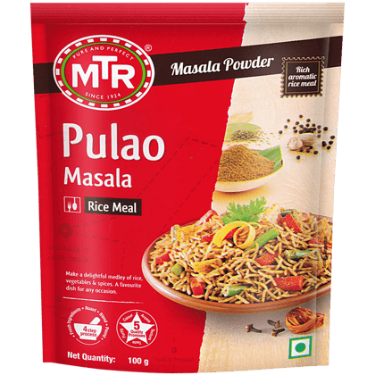 Mtr Masala, Pulao, 100 G Pouch
