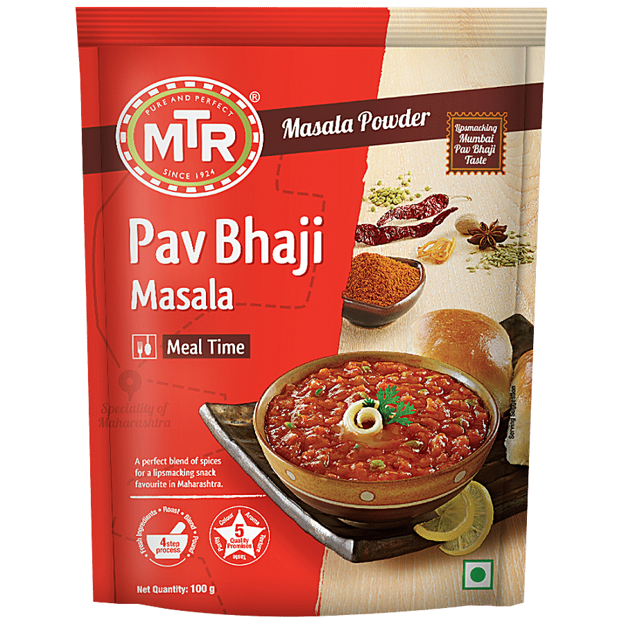 Mtr Masala, Pav Bhaji, 100 G Pouch