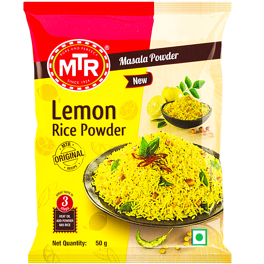 Mtr Masala, Lemon Rice Powder, 50 G