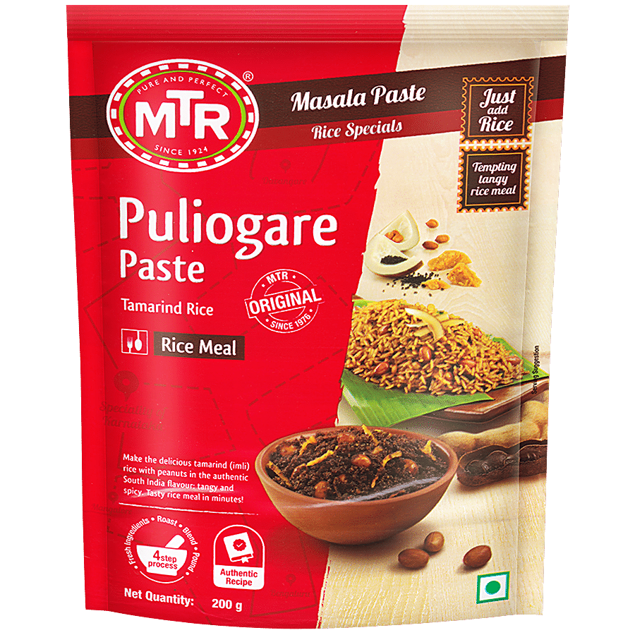 MTR Masala Paste - Puliogare Paste, 200 g