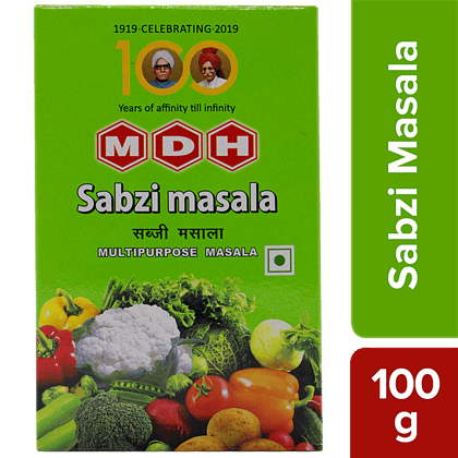 Mdh Sabzi Masala, Multi, Purpose Use, 100 G Pack