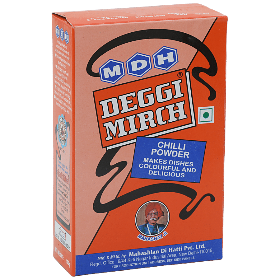 Mdh Powder, Deggi Mirch, 100 G Carton