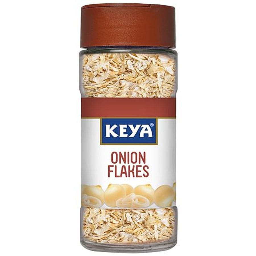 Keya Onion Flakes, 40 G Bottle