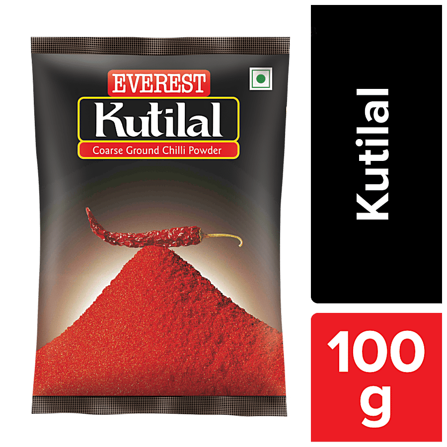 Everest Powder, Kutilal Red Chilli, 100 G Pouch