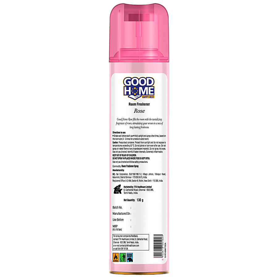 Good Home Whispers Of Passion Room Freshener Rose, Pleasant Ar, 130 G